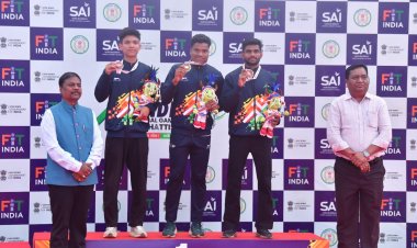 जगदलपुर में जनजातीय खेल प्रतिभाओं ने दिखाया दमखम