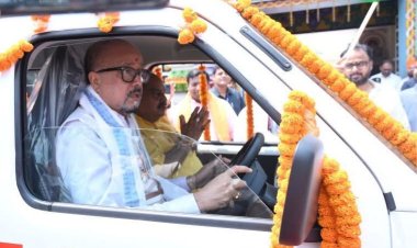 सेवा की स्टीयरिंग पर राज्यपाल, जनसेवा के साक्षी बने विधायक