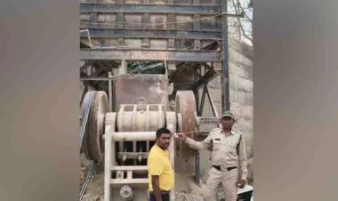 बड़ी कार्रवाई: मंदिर हसौद में खनिज विभाग का छापा, 2 खदानें सील, 7 हाइवा जब्त