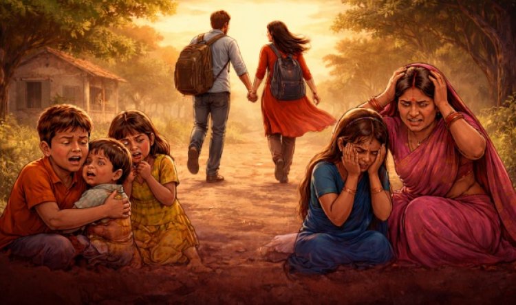 इश्क में अंधे हुए जीजा-साली, पीछे छूट गए 5 मासूम बच्चों के सपने