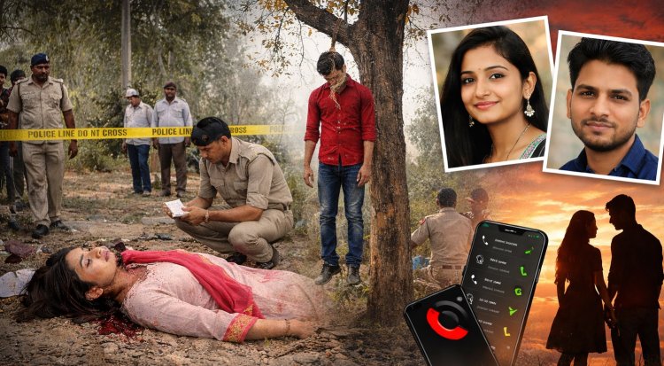 इश्क का खौफनाक अंजामः प्रेमिका की हत्या कर प्रेमी ने लगाई फांसी, कॉल डिटेल्स से खुला राज