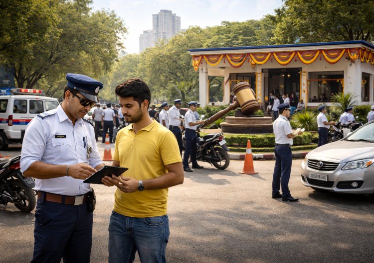 राजधानी में लंबित ई-चालान वालों को राहत, लोक अदालत में होगा निराकरण