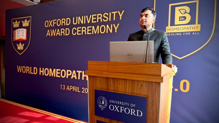 रायपुर के डॉ. उत्कर्ष त्रिवेदी को ब्रिटिश पार्लियामेंट में अंतरराष्ट्रीय सम्मान