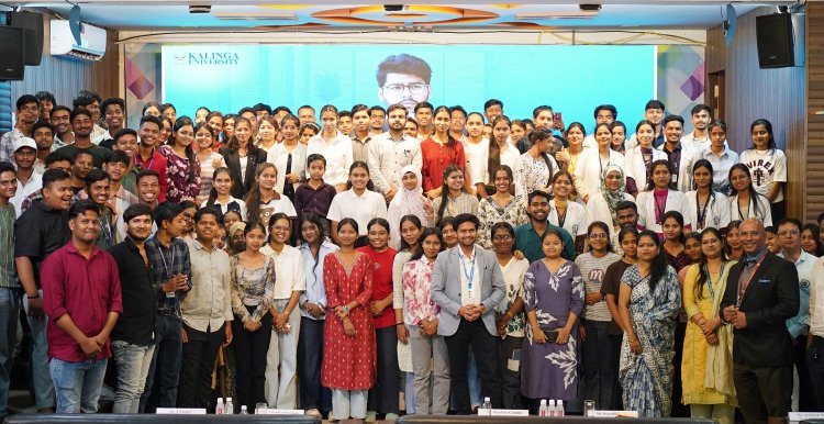 कलिंगा विश्वविद्यालय में ग्रुप डिस्कशन और पर्सनल इंटरव्यू स्किल्स पर विशेष सत्र आयोजित 