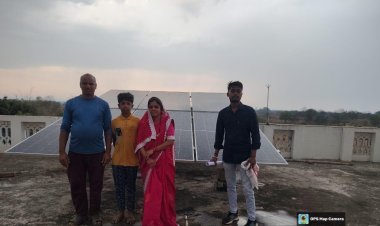 पीएम सूर्यघर योजना : राहूद के जयलाल वर्मा ने अपनाई सौर ऊर्जा, अब बिजली बिल से मिलेगी राहत