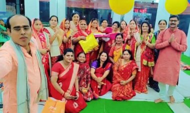 खारून तट पर श्रीमद भागवत कथा का भव्य समापन, रुक्मिणी विवाह की झांकी ने मोहा मन