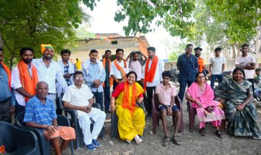 शिवनंदनपुर नगर पंचायत चुनाव: मंत्री लक्ष्मी राजवाड़े ने किया जनसंपर्क, भाजपा प्रत्याशियों के लिए मांगा समर्थन