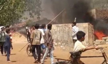 बहन से बातचीत के शक में युवक की चाकू मारकर हत्या, गुस्साए ग्रामीणों ने आरोपी के घर में की तोड़फोड़ 