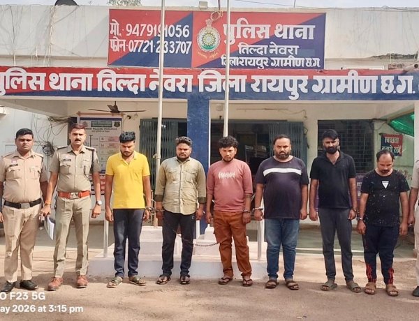 स्टील कंपनी में घुसकर कर्मचारियों को पीटा,फिर ट्रक चालकों से लूटपाट,6 आरोपी गिरफ्तार