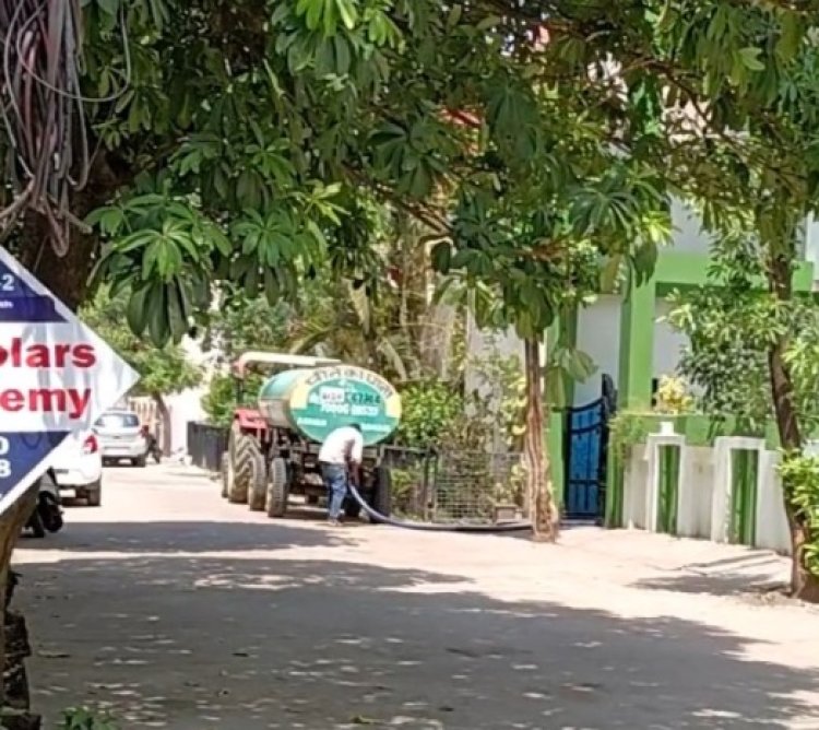 जेठ में राजधानी के कण्ठ सूखे, इधर पानी की बे-खौफ कालाबाजारी