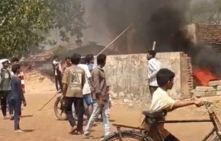 बहन से बातचीत के शक में युवक की चाकू मारकर हत्या, गुस्साए ग्रामीणों ने आरोपी के घर में की तोड़फोड़ 