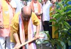 एक पेड़ माँ के नाम अभियान में विधायक पुरन्दर मिश्रा ने किया पौधारोपण