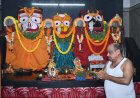 विधायक पुरन्दर मिश्रा ने श्रद्धालुओं के साथ की भगवान जगन्नाथ की पूजा-अर्चना, 108 कलशों से हुआ दिव्य महाअभिषेक