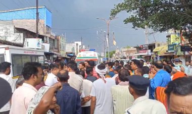 युवक की संदिग्ध मौत पर बवाल: शव रखकर किया चक्काजाम, परिजनों ने जताई हत्या की आशंका 