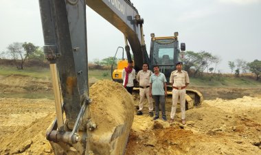 खनिज उड़नदस्ता दल का बड़ा एक्शन: 15 संदिग्ध स्थानों पर छापा, अवैध खनन-परिवहन में लगे 14 वाहन जब्त 