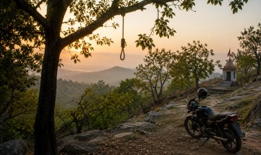 घरेलू विवाद से परेशान युवक ने पहाड़ पर लगाई फांसी, मंदिर जाने वाले श्रद्धालुओं ने देखा शव