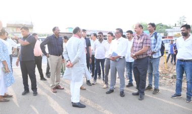 उप मुख्यमंत्री अरुण साव के निर्देश पर ठेकेदार को नोटिस जारी,निरीक्षण के दौरान काम की धीमी प्रगति पर जताई थी नाराजगी