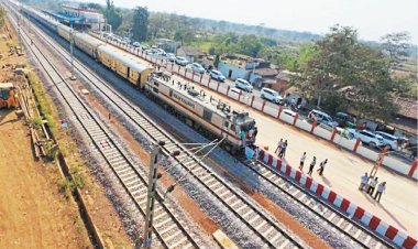 कुरुद-अभनपुर ट्रैक पर 110 किमी की रफ्तार से चली ट्रेन 