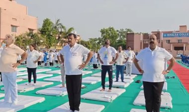 योग अपनाकर अपने जीवन को स्वस्थ बनाएं इसलिए अंतर्राष्ट्रीय योग दिवस का आयोजन: उप मुख्यमंत्री अरुण साव 