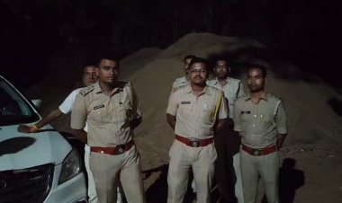 कोरिया हत्याकांड के बाद रेत खनन पर सख्ती, केंद्रीय खनिज उड़नदस्ता की छापेमार कार्रवाई