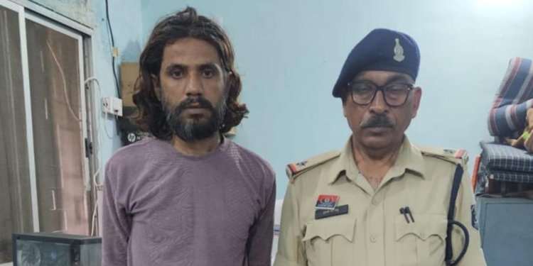 हिस्ट्रीशीटर गांजा बेचते गिरफ्तार,श्मशान घाट के पास कर रहा था सौदा