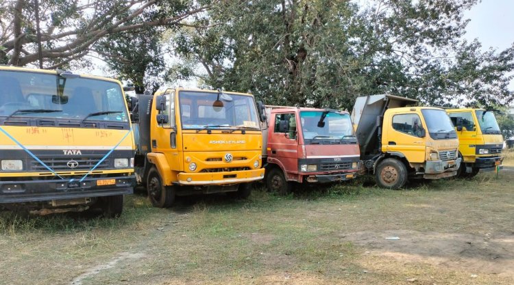 अवैध कारोबार पर बड़ी कार्रवाई :  कोयला और रेत के अवैध परिवहन पर खनिज विभाग का शिकंजा,8 वाहन जब्त,कई प्रकरण दर्ज