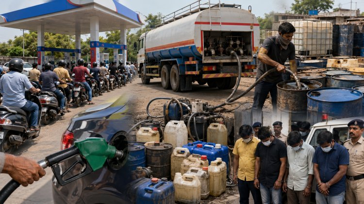 पेट्रोल-डीजल की सप्लाई 24 से घटाकर आठ घंटे : रायपुर में चोरी का 3300 लीटर ईंधन बरामद