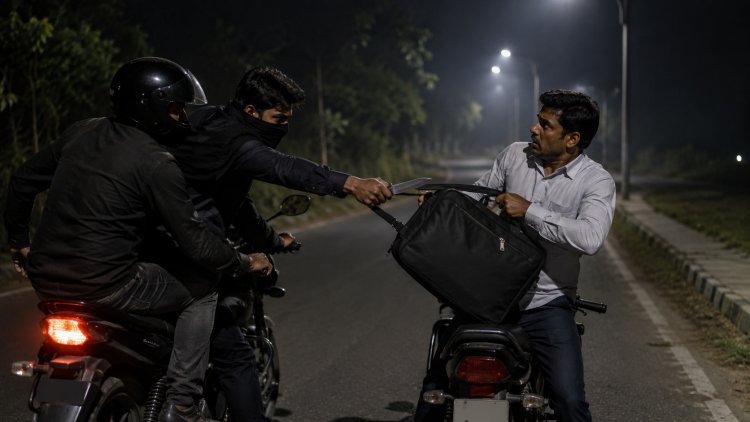 ठेकेदार के अकाउंटेंट से 10 लाख की लूट, चाकू की नोक पर नकदी से भरा बैग लेकर फरार हुए बदमाश