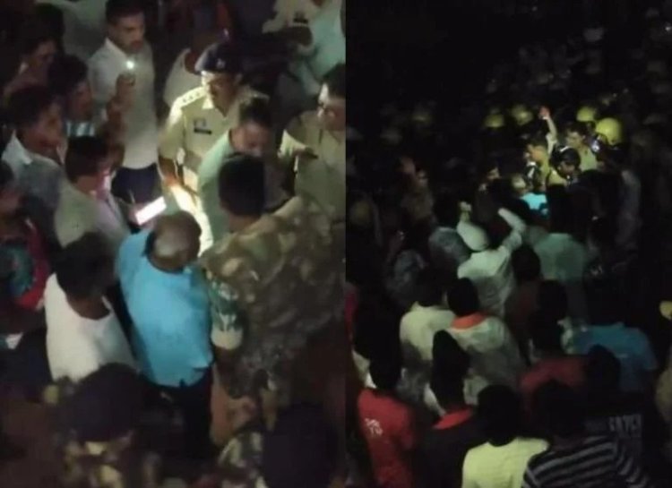 नकटी गांव में प्रशासनिक कार्रवाई का विरोध, घर खाली कराने पहुंचे अमले और ग्रामीणों के बीच टकराव