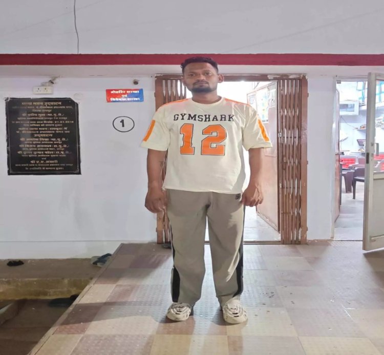 हत्या के प्रयास का फरार आरोपी गौरव हेपट गिरफ्तार, अवैध पिस्टल और कारतूस बरामद