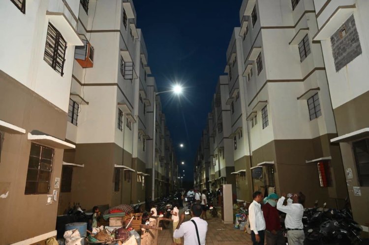 नवा रायपुर सेक्टर-30 में बसाया गया नकटी  
