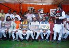 भाजपा ने किया राजीव भवन कूच, कांग्रेसी पहुंचे एकात्म परिसर,पुलिस ने किया वाटर कैनन का प्रयोग