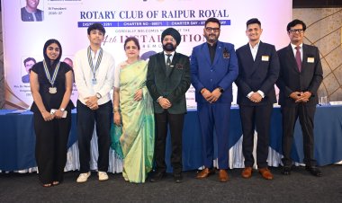 रोटरी क्लब ऑफ रायपुर रॉयल, रोटरेक्ट एवं इंटरेक्ट क्लब की नई कार्यकारिणी ने ग्रहण किया पदभार