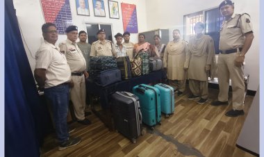 बिलासपुर रेलवे स्टेशन पर जीआरपी की अब तक की सबसे बड़ी कार्रवाई, लाखों का गांजा जब्त,4 तस्कर गिरफ्तार