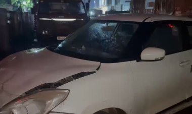 कार का शीशा तोड़कर कारोबारी के 4.90 लाख रुपये की चोरी, CCTV में दिखा संदिग्ध बाइक सवार