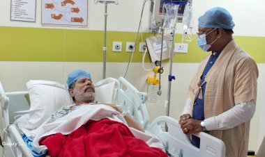 गुरुग्राम मेदांता अस्पताल पहुंचे मुख्यमंत्री विष्णुदेव साय,जगदलपुर विधायक किरण सिंह देव का जाना कुशलक्षेम