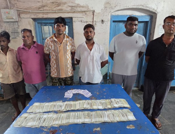 जुए के अड्डे पर पुलिस की रेड, 1.92 लाख कैश जब्त,4 निकले पुराने खिलाड़ी,6 दबोचे गए