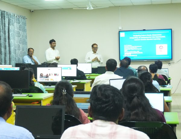 केवीजीयू में फैकल्टी मेंबर्स ने सीखे जनरेटिव एआई और एडवांस टेक्नोलॉजी के गुर