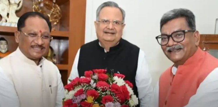 मानसून सत्र से पहले राजनीतिक हलचल तेज, मुख्यमंत्री विष्णु देव साय और नेता प्रतिपक्ष ने विधानसभा अध्यक्ष से की मुलाकात