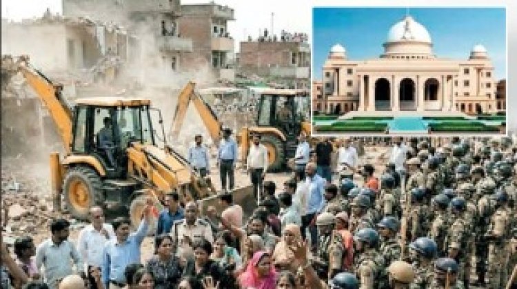 नकटी में बुलडोजर चलाने पर जोरदार हंगामा, गर्भगृह में पहुंचे कांग्रेस विधायक निलम्बित