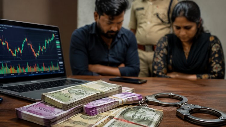 जांजगीर-चांपा में शेयर बाजार में पैसा दोगुना करने का झांसा देकर लाखों की ठगी, आरोपी पति-पत्नी गिरफ्तार