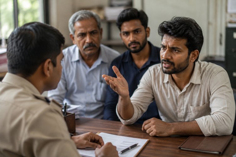 जमीन दलाली के पैसे को लेकर विवाद, प्रॉपर्टी डीलर ने पिता-पुत्र समेत तीन पर लगाया जान से मारने की धमकी का आरोप