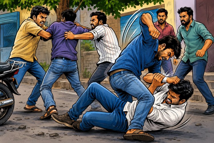 बिलासपुर में दो पक्षों के बीच जमकर मारपीट, बीच-बचाव करने पहुंचे युवक पर धारदार हथियार से हमला