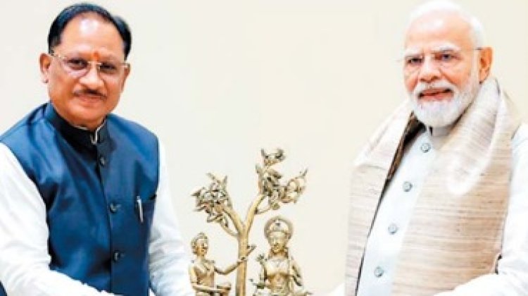 प्रधानमंत्री से मिले सीएम साय