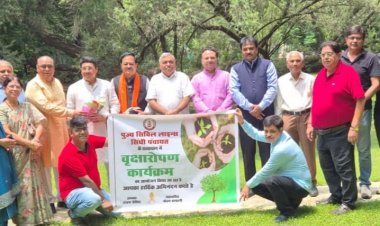 सिविल लाइंस सिंधी पंचायत ने पंचशील नगर में किया वृक्षारोपण, पर्यावरण संरक्षण का दिया संदेश
