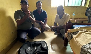 हाथी दांत तस्करी पर वन विभाग की बड़ी कार्रवाई: तीन तस्कर गिरफ्तार, धर्मशाला से बरामद हुए हाथी के दांत