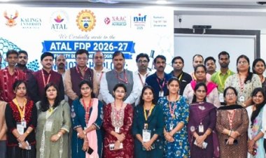 कलिंगा विश्वविद्यालय में नैलोटेक्नोलॉजी पर एआईसीटीई अटल (AICTE ATAL) द्वारा प्रायोजित छह दिवसीय फैकल्टी डेवलपमेंट प्रोग्राम का सफल आयोजन