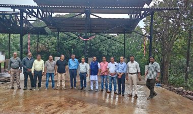 आर्सेलर मित्तल निप्पॉन स्टील इंडिया की पहल : किरंदुल और बचेली के एकमात्र मुक्तिधाम में नया शेड और चबूतरा बनकर तैयार