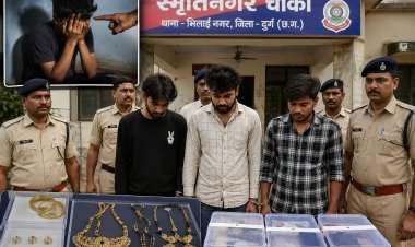 नाबालिग को धमकाकर मामा के घर से कराई चोरी, पार्षद पुत्र समेत तीन गिरफ्तार