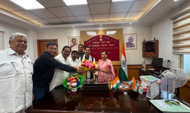 नीमूबेन जयंतीभाई बांभनीय, केंद्रीय राज्य मंत्री, उपभोक्ता मामले, खाद्य एवं सार्वजनिक वितरण मंत्रालय, भारत सरकार से प्रदेश राइस मिलर्स एसोसिएशन की नई दिल्ली में मुलाकात